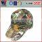 Adjustable Flat Bill 2D Embroidery Camo Baseball 5 Panel Cap