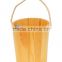 2015 year china suppliers sale FSC&ISO9001&SA8000 varnishing pine wooden rope handle bucket for wholesale