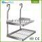 Kitchen supplies 2 tier stainless steel wall hanging kitchen utensil organizer spice rack