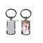 Popular hot sale round corner square sublimation metal Key Ring