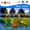 Colorful used water park equipment cool large plastic water slide for sale cheap kids water playground