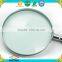 hot sale Glass Material 90mm magnifying glass:Handheld metal magnifier