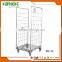 2 sided A frame nesting roll container