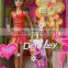 DEFA with ICTI CE EN71 ASTM AZO FREE Certificate top quality popular toy baby doll with glasses fashionable style doll