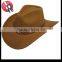 WATERPROOF COWBOY Cattleman HAT Black wool felt- L -Size 7 1/4 - 7 3/8 or 58 - 59 cm