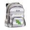 Stripe wheeled school bag for pupil