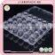 24 holes disposable clear plastic quail egg tray