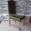 New model green wood chair for dining