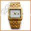 Colorful big face taste WOOD BAMBOO watch