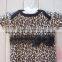 3pcs Outfits Leopard Set Baby Girls Romper Bodysuit Tutu Skirt Headband infants and newborn onesie