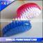 Coloful Moon shaped plastic nail brush