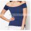 Chinese Factory Direct Wholesale Basics Off Shoulder Woman T Shirt