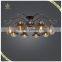 Russian Style Coffee Color and Iron Base Material Ceiling Lamp Classic Indoor Decorative