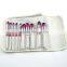 For beauty makeup synthetich hair 10pcs kabuki make up brush set