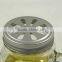 Wholesale Glass Mason Jar With Handle and Paper Straw, Metal Lid 400ML