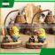 resin decorative cartoon Minions eye protection battery operated led study reading desk table night light lamp
