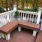 2015 China factory Outdoor WPC wood plastic composite bench board/WPC Garden Bench /outdoor furniture