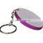 Sublimation 60mm Round Blank Polymer Keychain,Key Ring