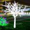 Home garden decorative 280cm Height outdoor artificial red flashing LED solar lighted up trees EDS06 1426