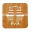 Beautiful design solid wood coaster holder for kichen