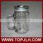 China professional logo printed sublimation Glass cup Mason Jars
