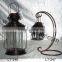 Geometric pierced design decorative led metal candle Lantern