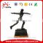 Wholesale custom high quality polyresin Gymnastics trophy statue for sale
