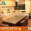 Black granite stone square dining table top