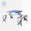 outdoor and garden aluminum folding camping table with chair