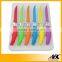 Food Safety Standard Colorful Non-Stick Steak Knife Set