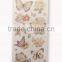 Butterfly & Rose Design Sticker in light green Color way, Popular Antique Design Decorative Glitter Sticker
