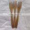 20cm bamboo vegetable &fruit fork