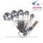 LFGB&FDA Standrad Stainless Steel Measuring Cups And Spoons set Eco-Friendly Measuring measuring tool