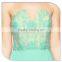 Japan Sex Girl Mint Green Free Prom Dress Designer One Piece Elegant Party Tube Dress