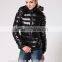 newest urban women high quality black ski down coat customzied