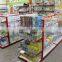 wooden slatwall etagere shelves gondola island shelving shelves