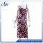 Classical Summer Dress Casual Women Dress 92%Polyester 8%Spandex