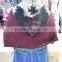 2017 winter the latest knitted acrylic lady new stole with cap