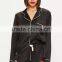 MGOO Custom Designs Women Long Sleeves Black Satin Embroided Pajama Sets Silk Custom Logos Your Tag Sleepwear