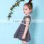 Korean Style Party Wedding Flower Girls Dress Peter Pan Neck Cap Sleeve Frock Design For Cutting