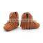 Wholesale kids shoes baby moccasins leather boot