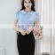 Juqian Brand fashion design short sleeve new blouse summer ladies chiffon shirts