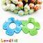 EU Standard Colorful Flower Shape Infant Teething Pendant Baby Teether