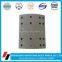 Trailer parts 4551-E brake shoe lining for FUWA axle