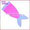 Fashion Contrast Colors Fleece Shark Tail Sleeping Bags for Toddlers