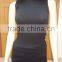 women fashion open back with drwaing straps seamless vest with nylon spandex jacquard fabric
