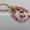 Sublimation ceramic ornaments with hole, various shapes, 9cm diameter