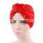 Spring Summer Style Poplin Gauze Perm Turban Hood Hat Noble Retro Indian Hat