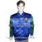 Custom Embroidery Satin Varsity Jackets / Tiger Embroidery Satin Baseball Jackets