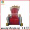 Big size inflatable chair seat, inflatable king's sitting seat, king's inflatable chair